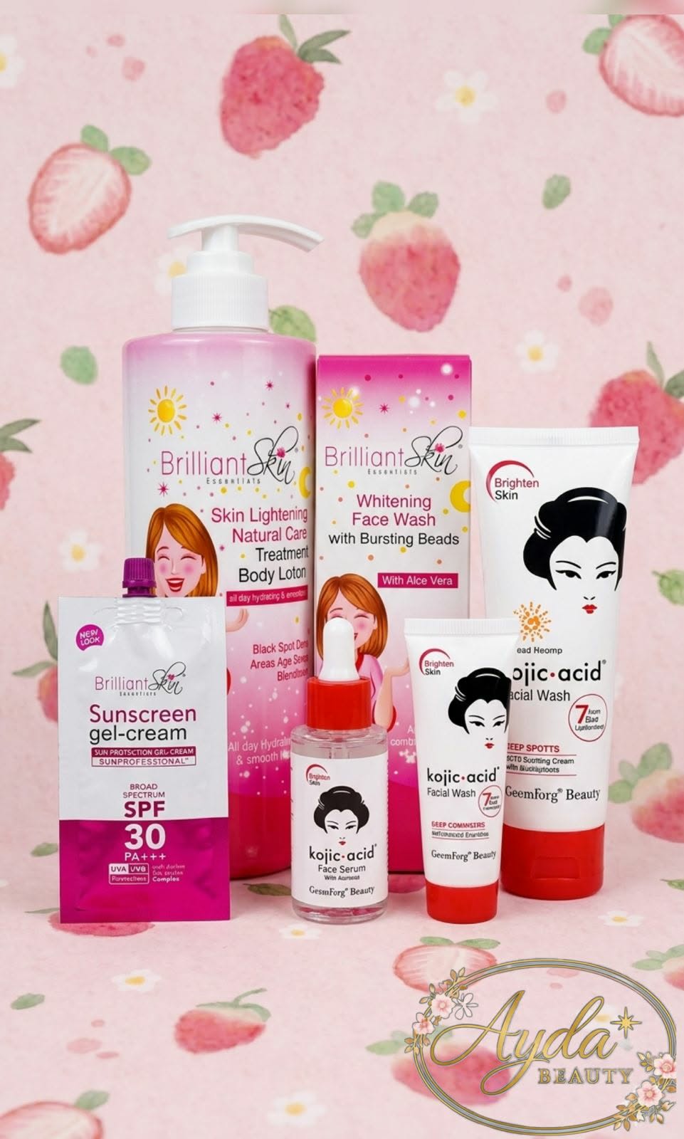مجموعة منتجات "بريليانت سكين إسينشالز"للعناية بالبشرة